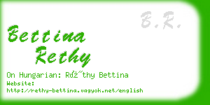 bettina rethy business card